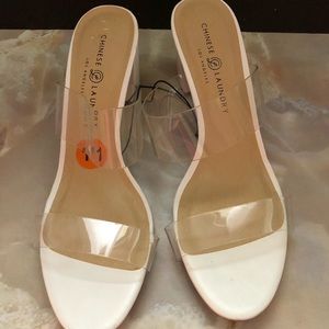 Chinese Laundry Clear Strap Sandal